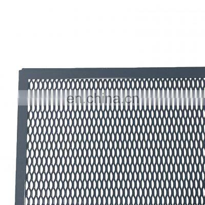 Expanded metal mesh panels with galvanized/aluminum sheet for ceiling mesh
