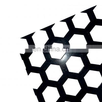 Aluminum spray decorative perforated metal mesh for exterior wall