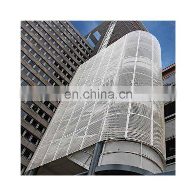 Exterior Curtain Wall Cladding Aluminum Perforated Metal Panels