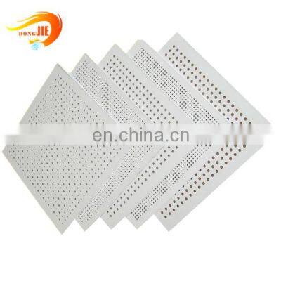 Aluminum frame sound absorbing perforated metal ceilings