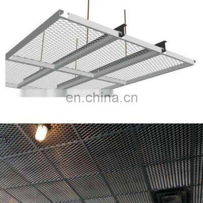 Decorative Customization Aluminum Expanded Metal Mesh Suspended Ceiling and Cladding