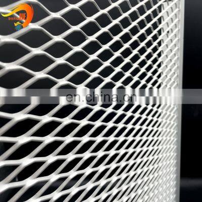 Aluminum metal suspended mesh fence aluminum expanded mesh ceiling