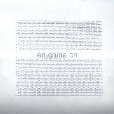 Decorative perforated mesh fence rectangle hole stainless steel perforated mesh plate