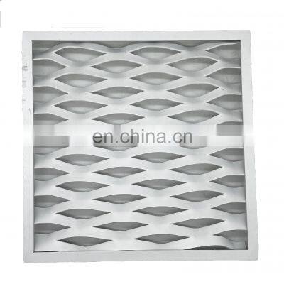 Expanded Metal Mesh Sheet With Frame for Ceiling with White Color Manufacturer