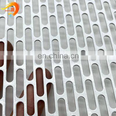 Slotted hole perforated metal sheet aluminum perforated plate