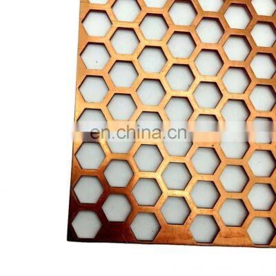 Use china manufacturer long-life metal perforated net for outdoor