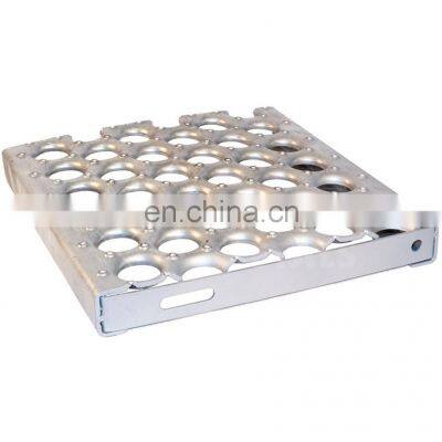 Non slip Dimple Plate Industrial Galvanized Perforated Walkway Grating