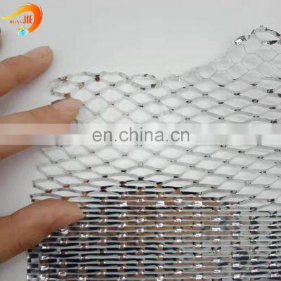 Compressed layer aluminum expanded metal wire mesh