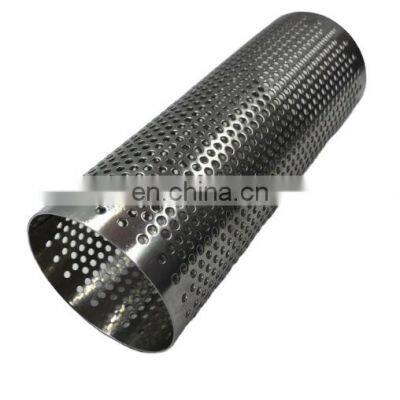 304 316 Stainless steel perforated filter tube for filter element