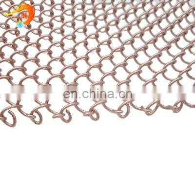 Decorative Woven mesh decorative curtain mesh crimped wire mesh