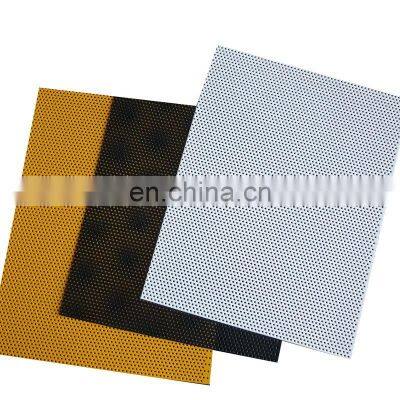 Black Perforated Metal Mesh Panel For Metal Speaker Grille High safety performance