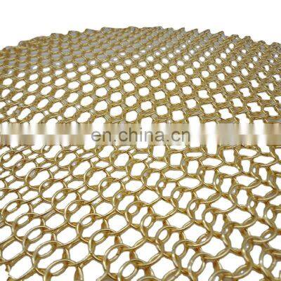 Factory Manufacturer Decorative Ring Mesh Interior&Exterior Wire Mesh for Decorative Curtain & lamps