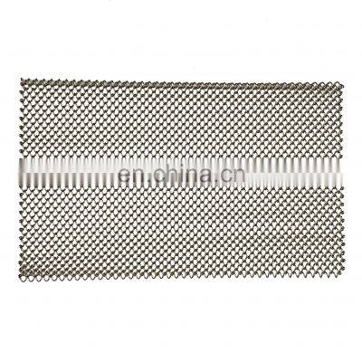Direct Sale Stainless Steel Ring Mesh Curtains Chain Link Wire Mesh for Decoration