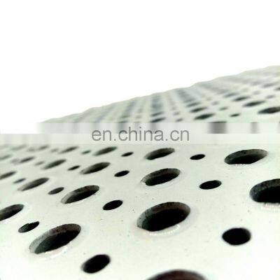 Low price perforated metal mesh steel grating walkway with round hole