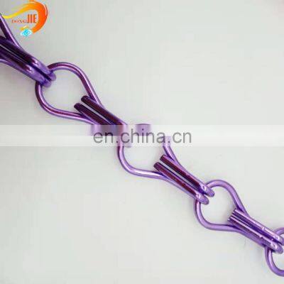 aluminum anodized decorative space divider wire mesh curtain customized