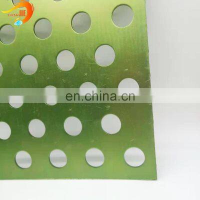 Colorful decorative aluminum PVDF perforated metal sheet direct sale