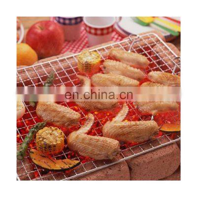Outdoor camping bbq mesh stainless steel crimped wire mesh