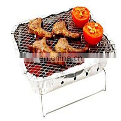 Flattened Expanded metal mesh screen for BBQ mesh screen