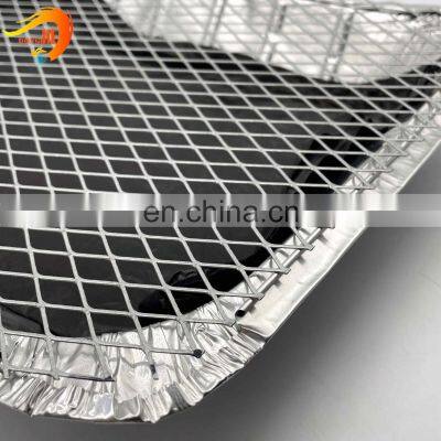 Food Grade 304 Stainless Steel Expanded Metal Mesh BBQ Grill Mesh