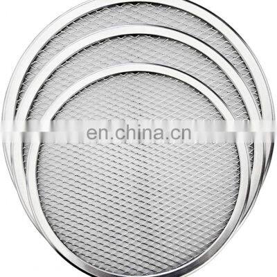Aluminum Pizza Baking Screen 16 Inch Mesh Pizza Tray