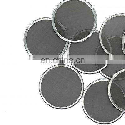 Stainless steel filter screen washable and reusable disc filter