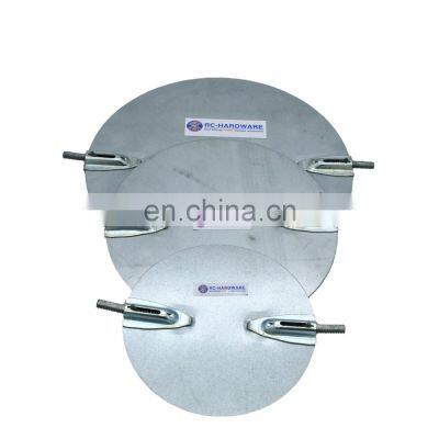 HVAC Accessories Manual Metal Galvanized Steel Round Air Ventilation Duct Volume Control Damper