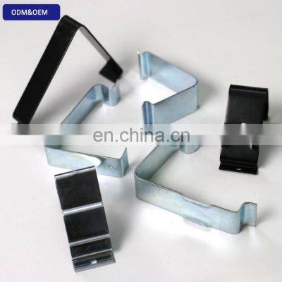 Custom carbon steel reusable shipping metal spring retaining wooden crate clips