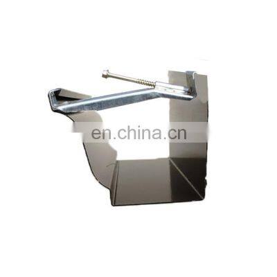 5 inch Rain Hidden K- style Gutter Hanger With Screw for Construction