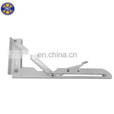 K Design Decorative White Powder Coated Folding Mounted Support Wall Hanging Bracket