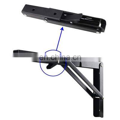 Heavy Duty L Shaped Adjustable Shelf Support Brackets For Wall Folding Tables