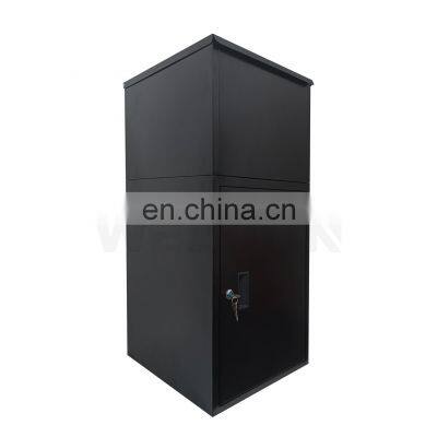 Large Outdoor Galvanized Steel Wall Mounted Free Standing Parcel Delivery Box Drop Box For Package