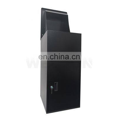 New Design Parcel Box Factory Large Metal Apartment Waterproof Free Standing Parcel Drop Box
