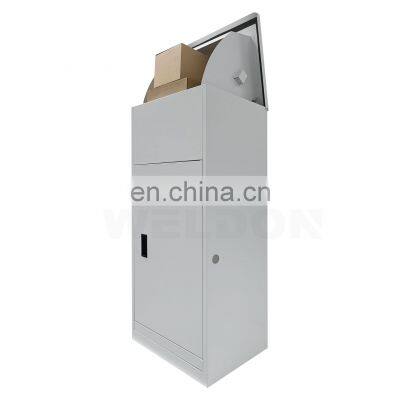 Combination Code Lock Parcel Box Product metal outdoor parcel delivery box Freestanding Locking Parcel Drop Box