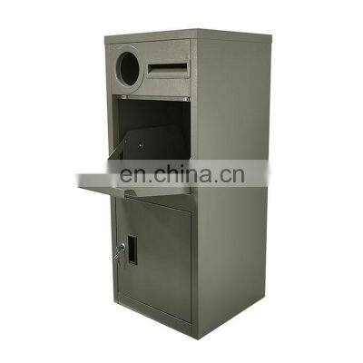Large Metal Outdoor Apartment Waterproof Free Standing Package Box