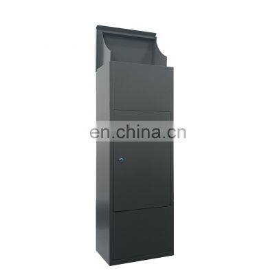 Smart Metal Mailbox Outdoor Large Locking Black