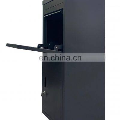 Outside Metal Steel Letter Mail Mailbox Post Wall Mount Outdoor Smart Parcel Delivery Drop Box