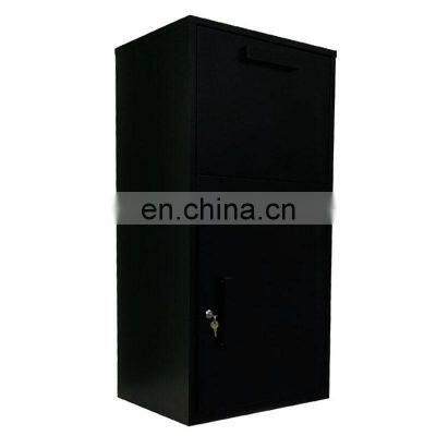 Custom Made Stylish Outdoor Antirust Inbuilt Parcel Delivery Drop Box Parcel Box