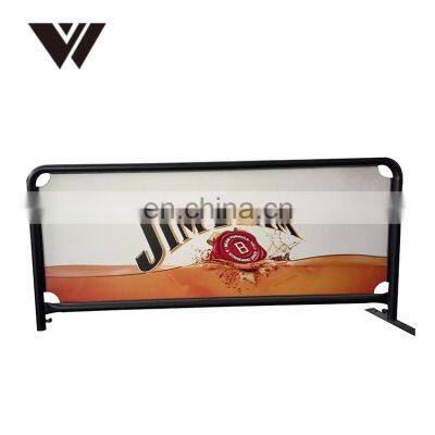 Weldon Shop windbreaker stand outdoor restaurant banners branded cafe breeze barriers