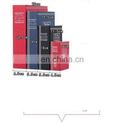 Cash Money Gun Box Travel Security Lock Hidden Dictionary Large Secret Book Safe
