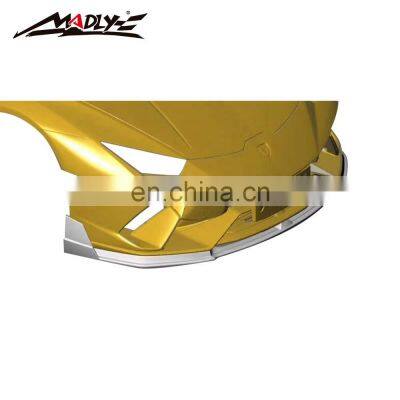 Madly Huracan body kits for Lamborghini Huracan LP580/LP610 V Style body kits-Front Lip+Side Skirts+Exhaust