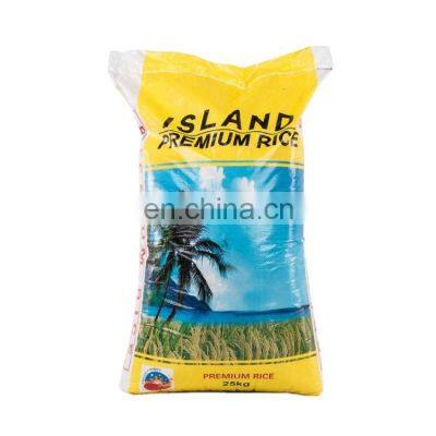 Clear 50kg new pp woven bopp laminated empty white rice sack bag for sale