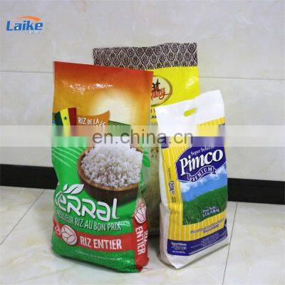 custom design 10kg rice packing bag polypropylene pp woven rice grain bag 25kg plastic rice bags for sale