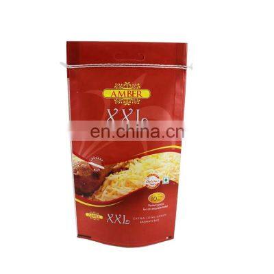 PP woven sacks new empty 5kg basmati rice pouch bag 50 kg rice paper pouch bag