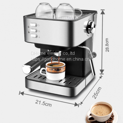 Miniature espresso semi-automatic steam stick milk foaming machine Integrated coffee machine