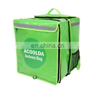 Pizza Motorcycle Thermal Warmer Insulated 1680d Cooler Bags Food Delivery Bag Backpack