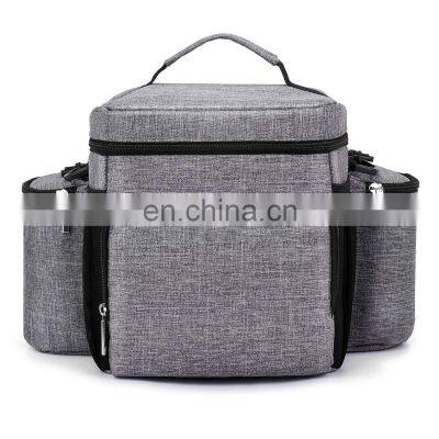 2019 Lunch Bag Insulated Cooler Bag , Lunch Box With Removable Strap and Bottle Holder&