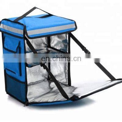 Thermal Delivery Backpack Bag, Backpack Bike Pizza Thermal Insulation Food Delivery Bag Manufacturer@ Carry Food Polyester