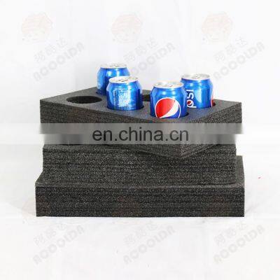 Hot selling custom portable coffee cup holder material rack, can be used for takeaway delivery