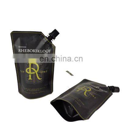 Custom Stand Up Foil Doypack Spout Shampoo Pouch Packaging Bag Cosmetic Spout Pouch For Liquid