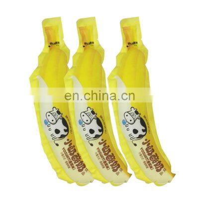 Custom printed laminated drink bag refill 200ml pouch fruit sachet juice packaging